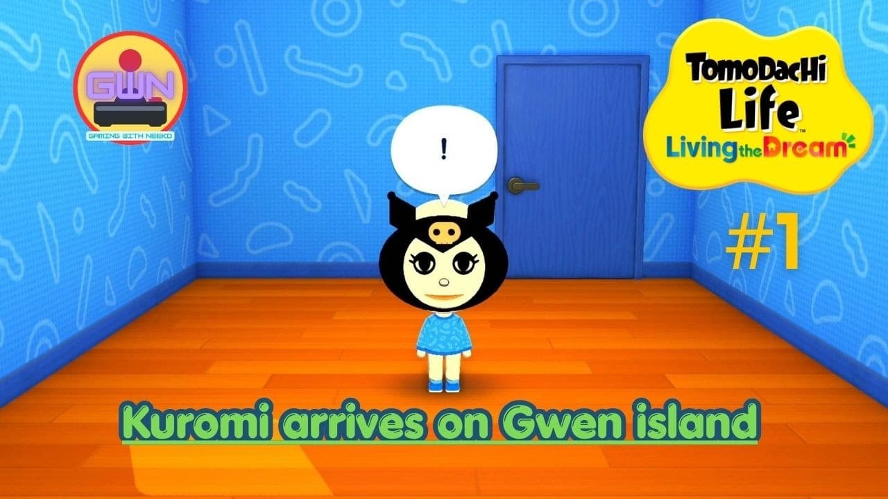 Tomodachi Life Living the Dream #1: Kuromi arrives on GWeN Island!