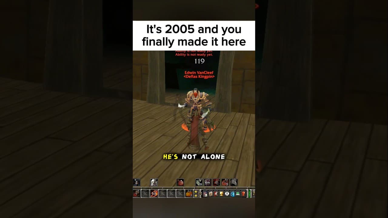 You make it here in 2005 #worldofwarcraft
