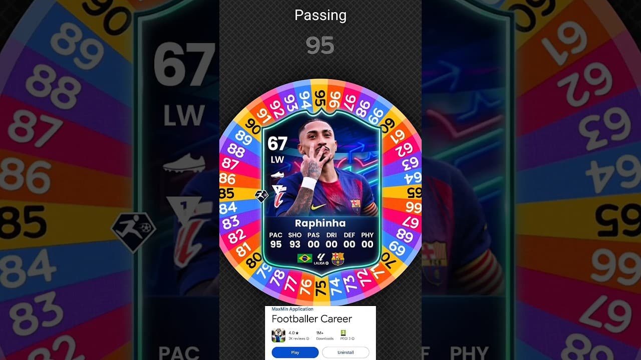 | Re-spun RAPHINHA for BARCELONA Card on EA FC 27! #eafc27 #fifa