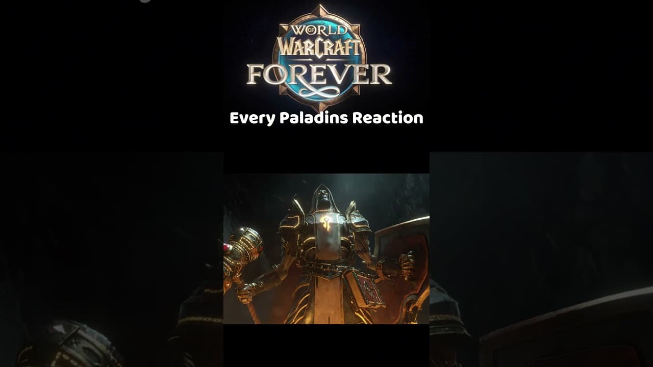 World of Warcraft Forever Every Paladins Reaction!  #wowforever #memes #lythp