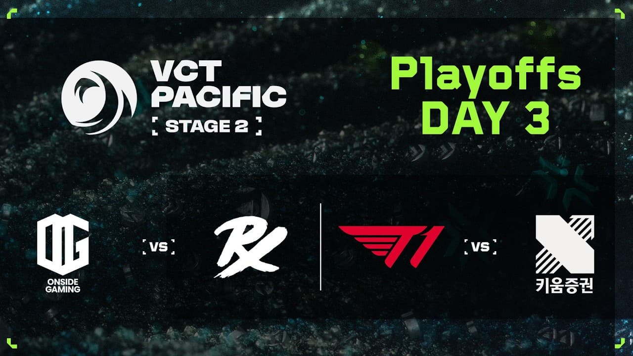 ONG vs PRX / T1 vs KRX - VCT Pacific - Stage 2 - Playoffs - Day 3