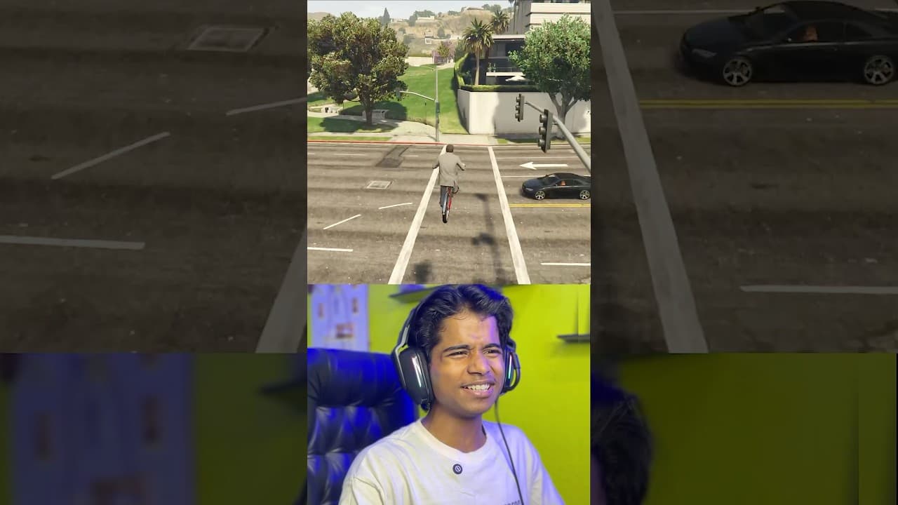 I Reached Franklin's House Without Using Roads in GTA 5 😳