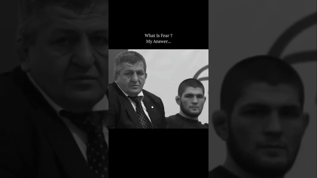 What is Fear ? For KHABIB 🥵💯 #khabib #fighter #mmafighter #viral #trendingshorts #shorts #short