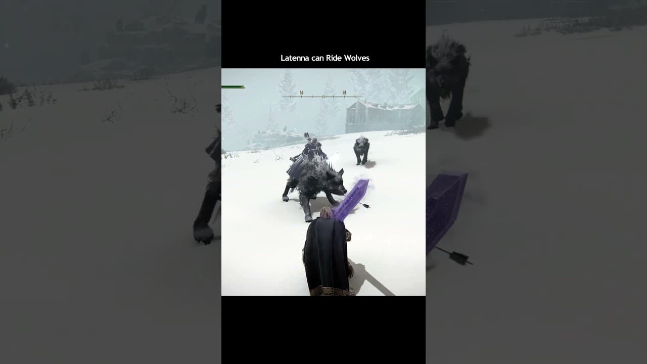 Latenna can ride other wolves #eldenring