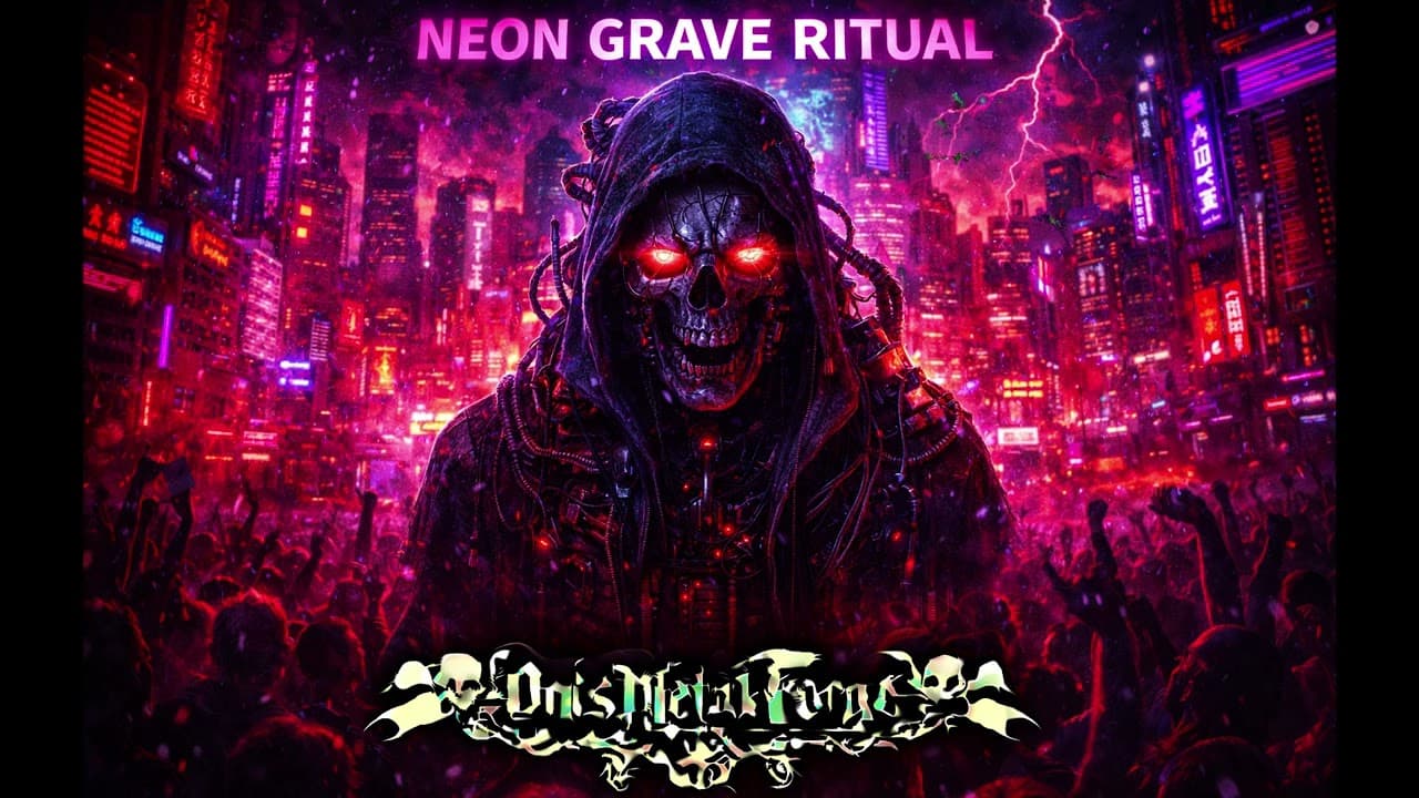 NEON GRAVE RITUAL – Trap Metal Anthem | Oni’s Metal Forge 🩸💀⚡🔥🔊