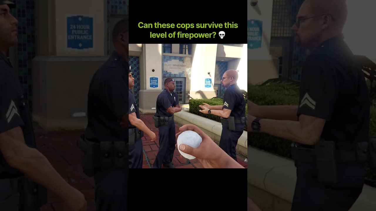 Was it really necessary to stop this NPC? 💀 #shorts #gta