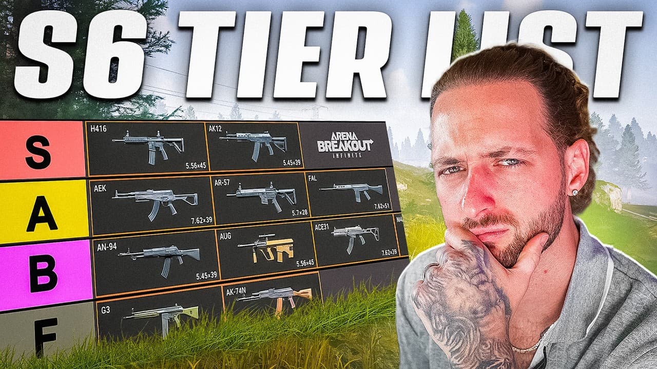 SEASON 6 WEAPON TIER LIST! | Arena Breakout Infinite