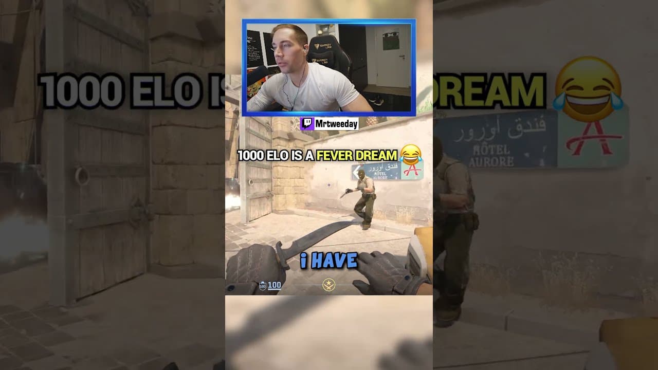 1K ELO IS A FEVER DREAM...😂 #cs2 #counterstrike2 #csgo