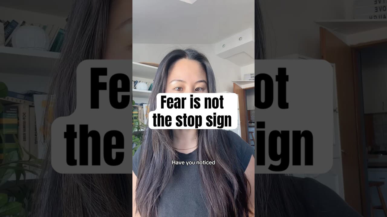 Fear is not the stop sign #quantumshifting #changeyourlife #mindsetshift #selflove #selfgrowth #self