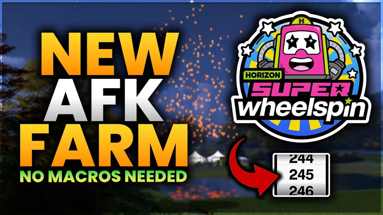 Forza Horizon 6 | FASTEST Unlimited Super Wheelspins Farm - NEW AFK METHOD - NO MACROS!