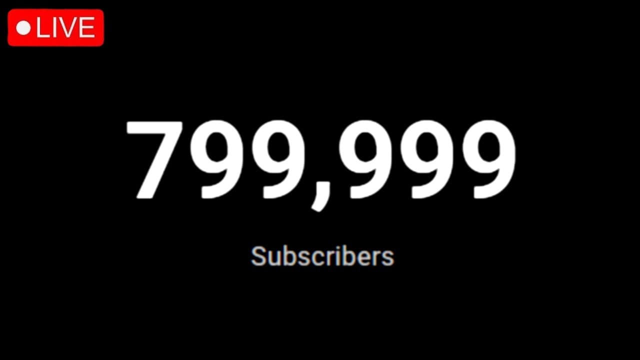 HITTING 800K..