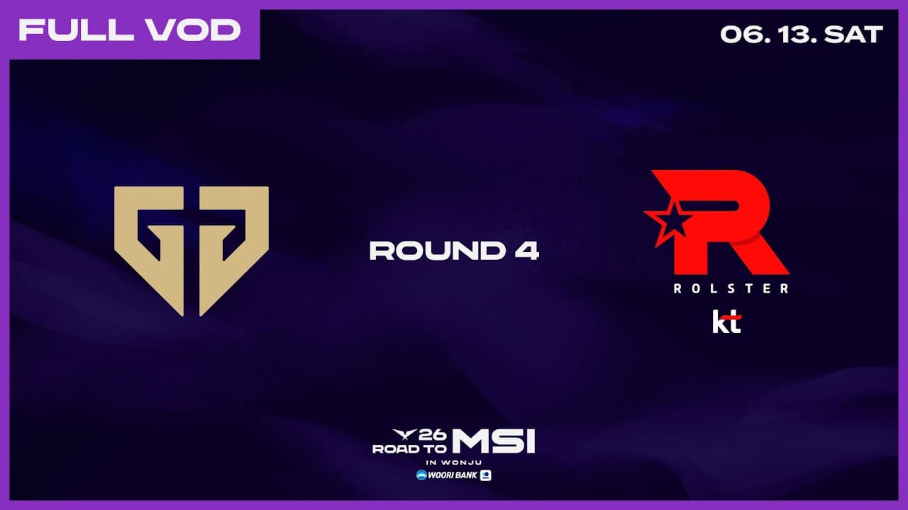 GEN vs KT | 2026 LCK Road to MSI: Round 4