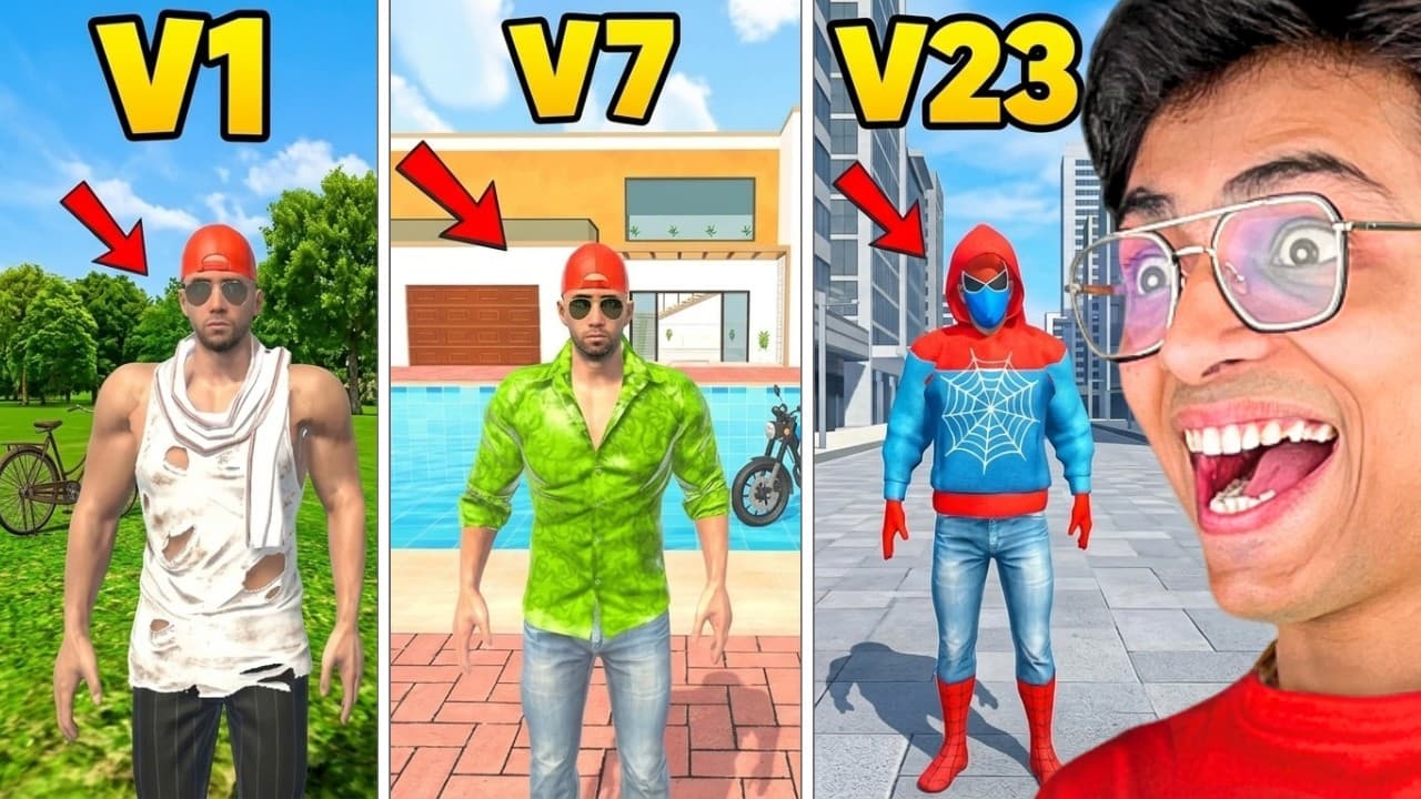 I Played All The OLDEST VERSIONS OF INDIAN THEFT AUTO😱