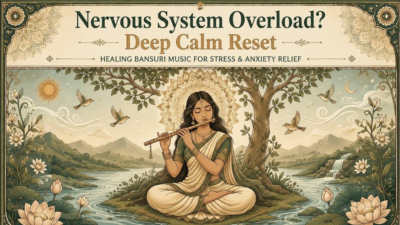Nervous System Overload? Deep Calm Reset with Healing Bansuri Music
