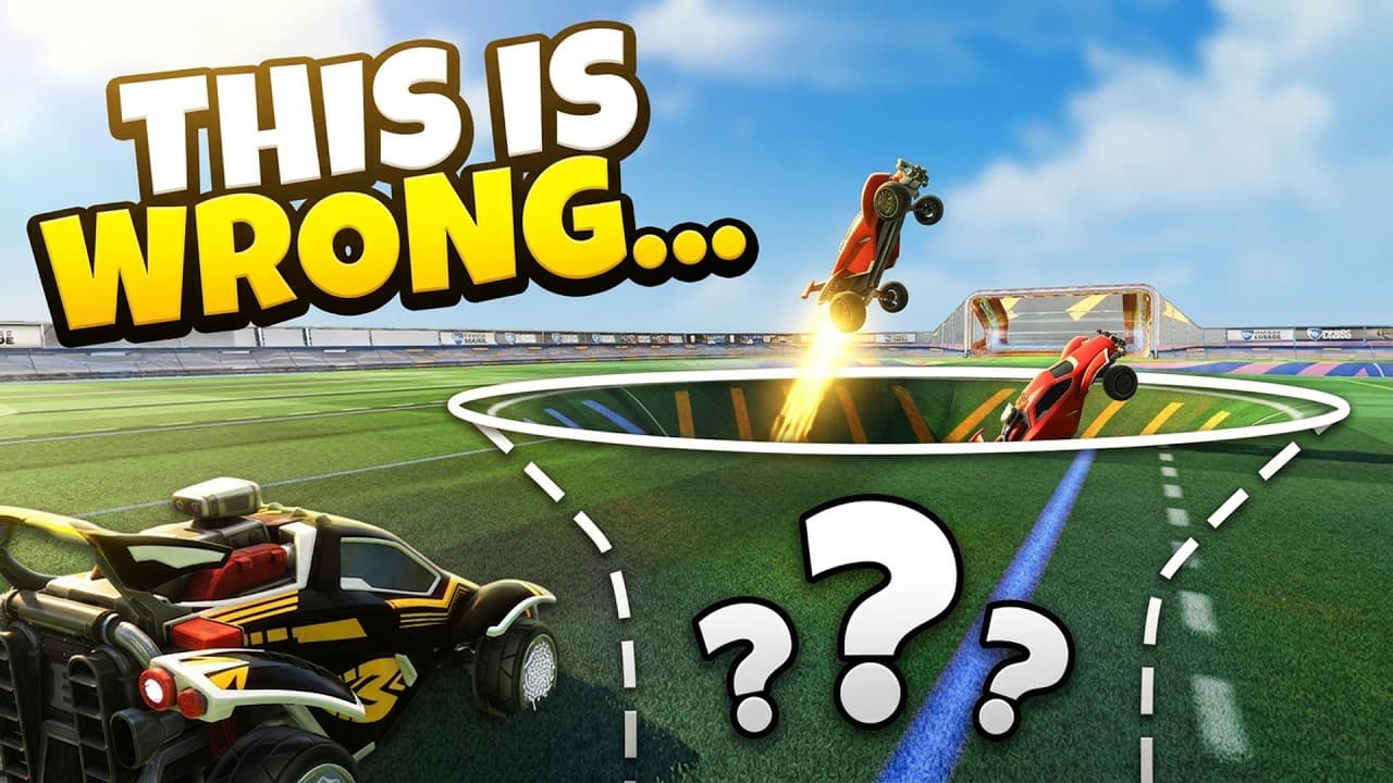 Um guys...??? Why does my Rocket League look like this?
