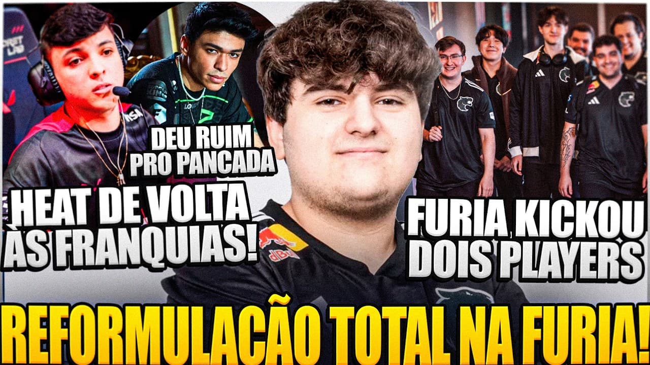 🚨 A DANÇA DAS CADEIRAS COMEÇOU NO VALORANT BR! FURIA KICKOU 2 PLAYERS e KRU DEFINIU NOVO PLAYER