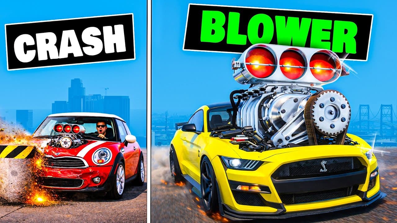 Every Time I Crash, The Supercharger Gets Bigger in GTA 5