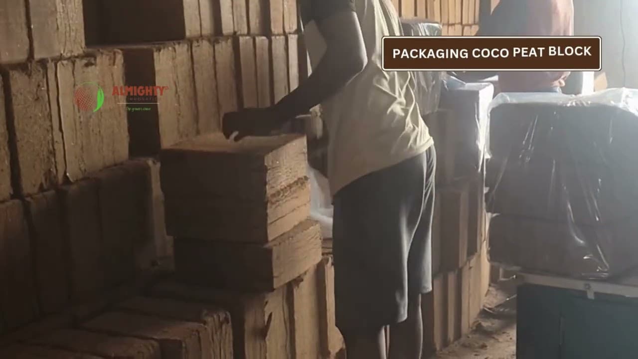 Coco Peat Export Journey | Full Manufacturing Process | Almighty Coir Innovations