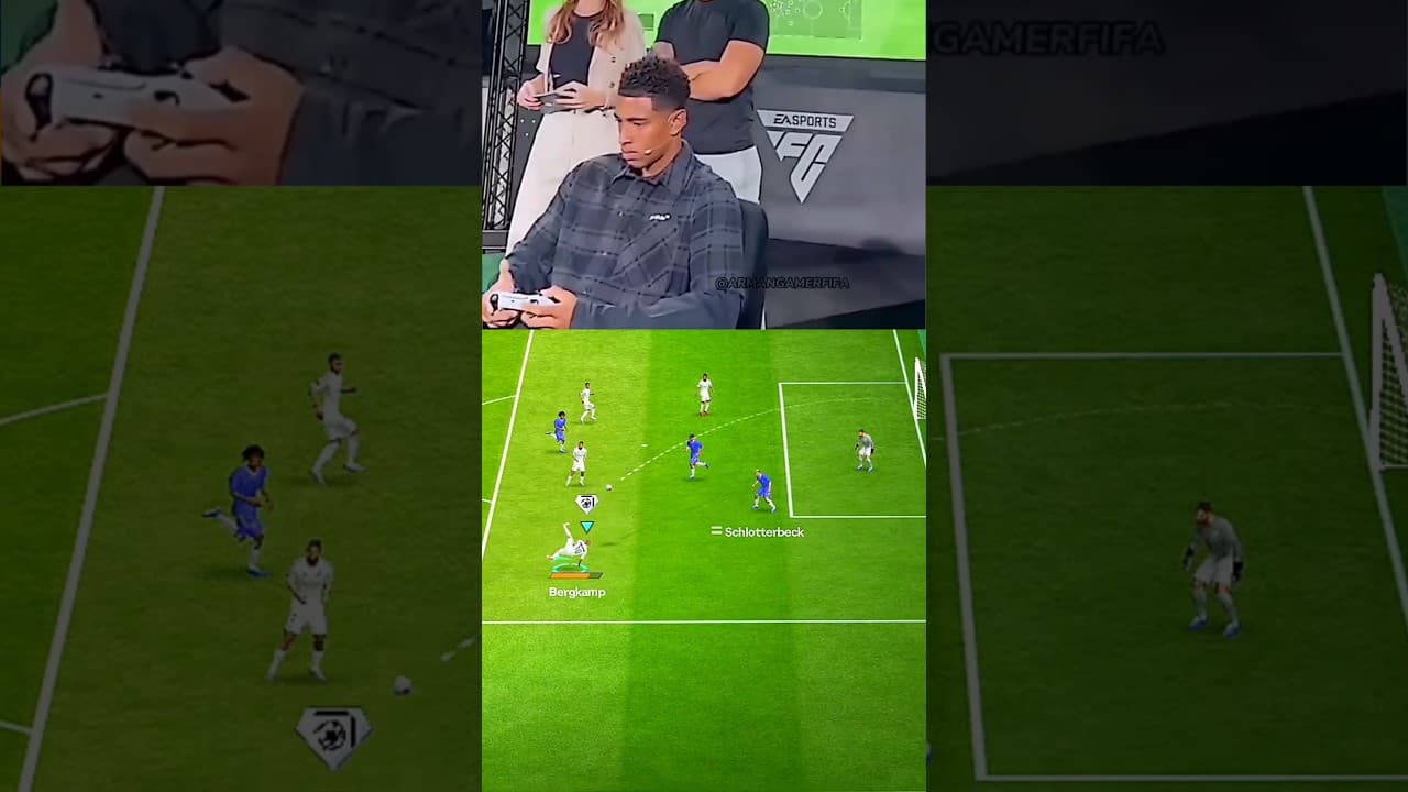 vini and Bellingham playing fc mobile #fcmobile#fifa#fc27