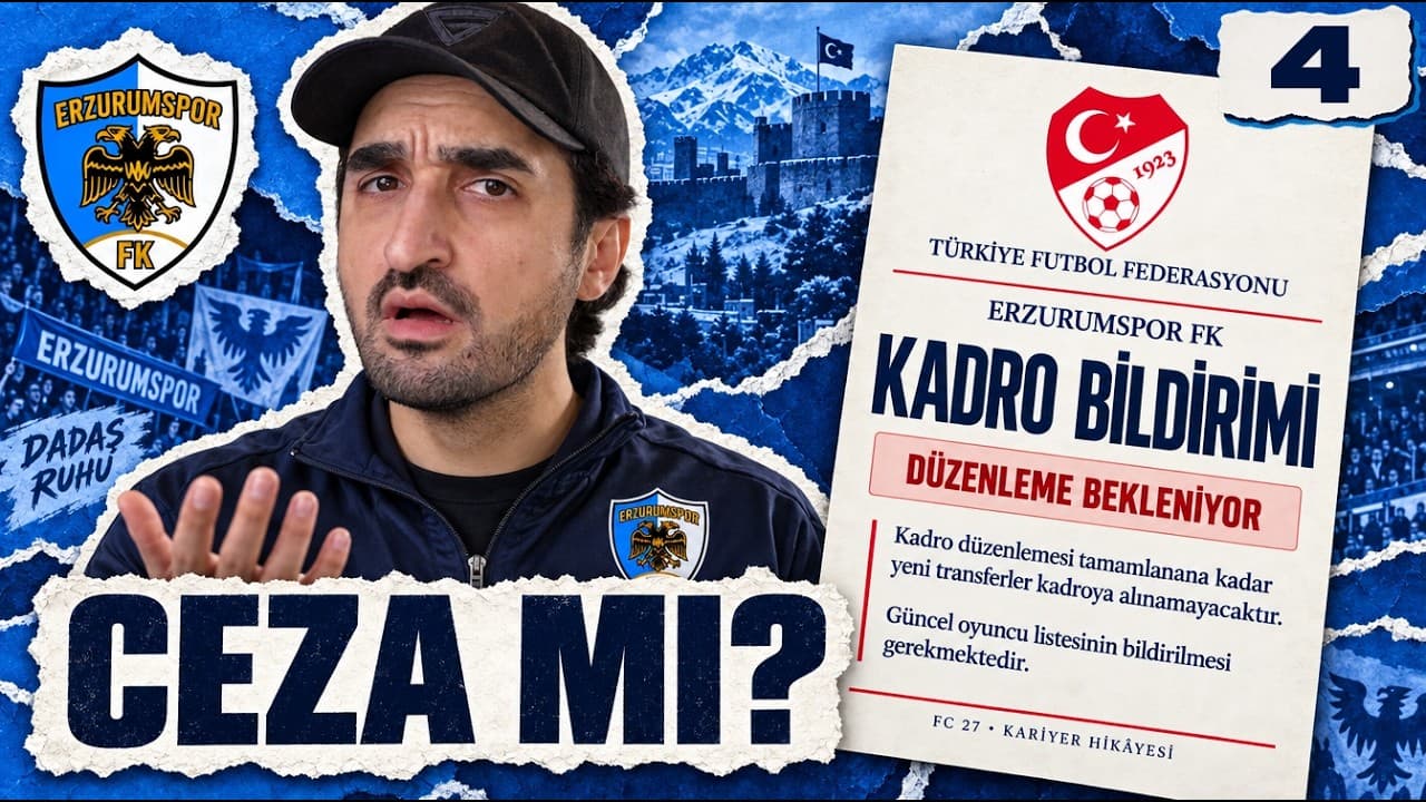 Erzurumspor’a TFF’den Ceza mı Geliyor?! | FC 27 Kariyer Modu #4