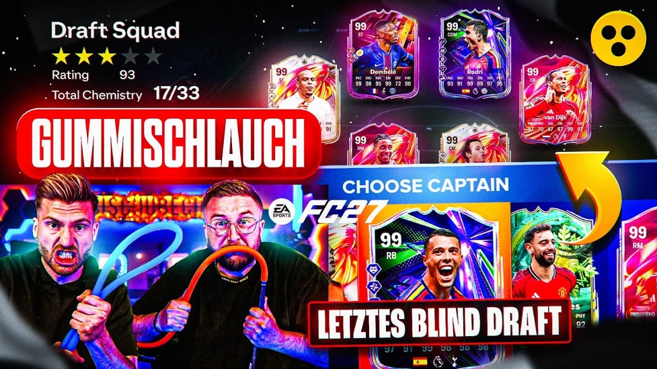 Das LETZTE GUMMISCHLAUCH BLIND DRAFT Battle vor EA FC 27 😱💥