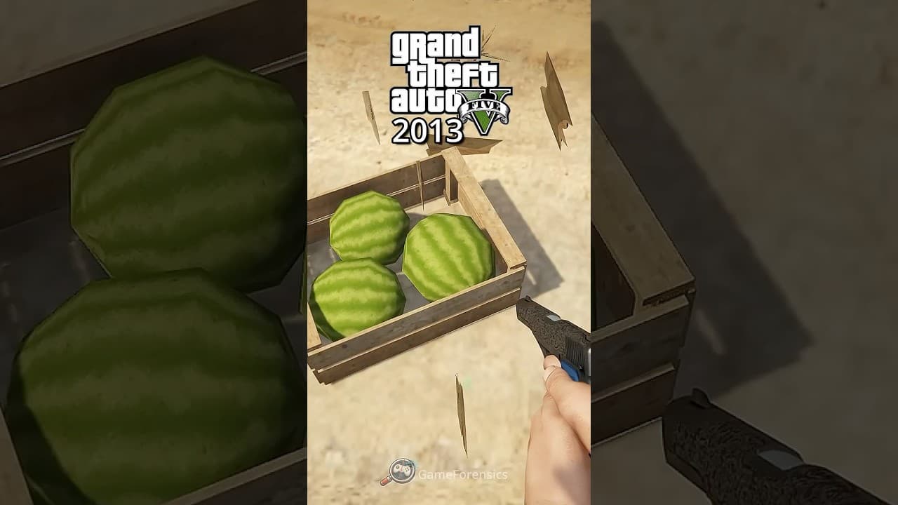 GTA V vs Counter Strike 2 - World Physics Comparison
