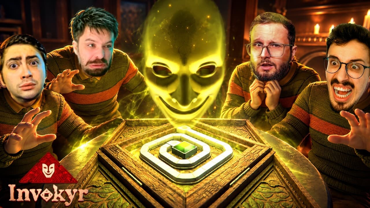 ENTRAMOS NO MUNDO DO JOGO DE TABULEIRO DE TERROR! - INVOKYR com COLEGAS!