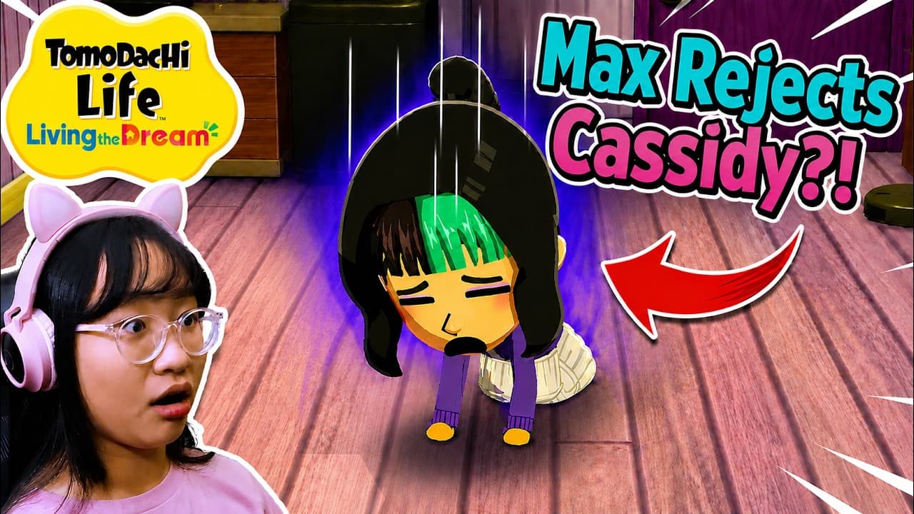Max REJECTS Cassidy?! - Tomodachi Life: Living The Dream