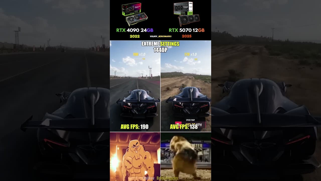 RTX 5070 vs RTX 4090 - Frames Hit Warp-Speed #pcgaming